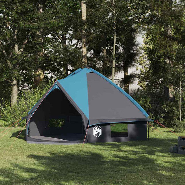 Teepee Telt 8-Personer 8 personer Blå og grå
