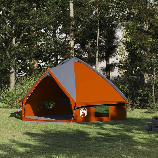 Teepee Telt 8-Personer 8 personer Grå og orange