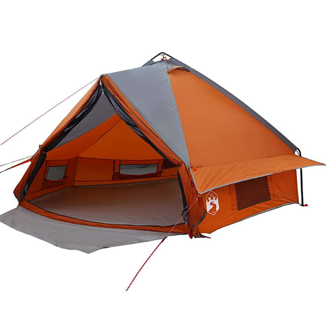 Teepee Telt 8-Personer 8 personer Grå og orange