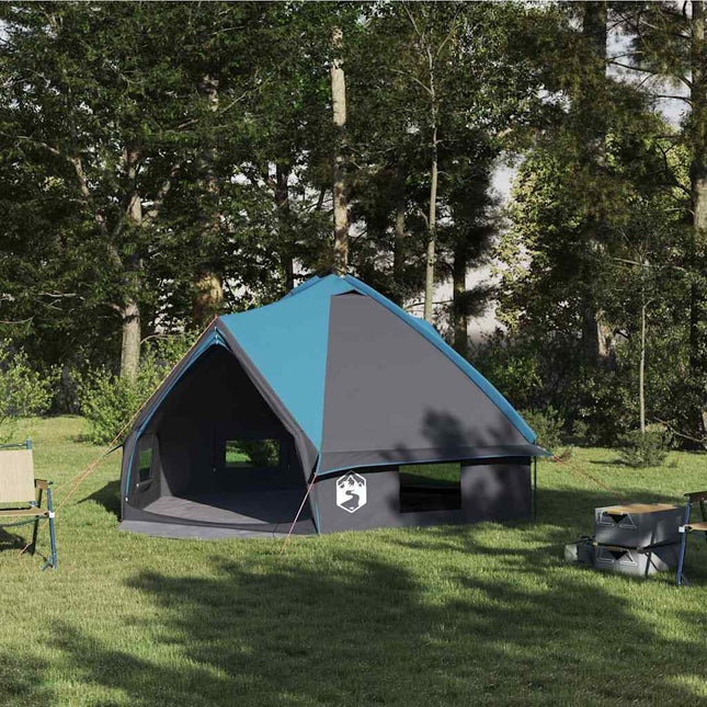 Teepee telt til 6 personer 6 personer Blå og grå
