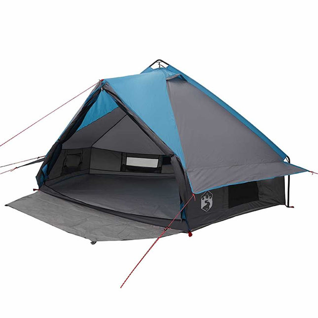 Teepee telt til 6 personer 6 personer Blå og grå