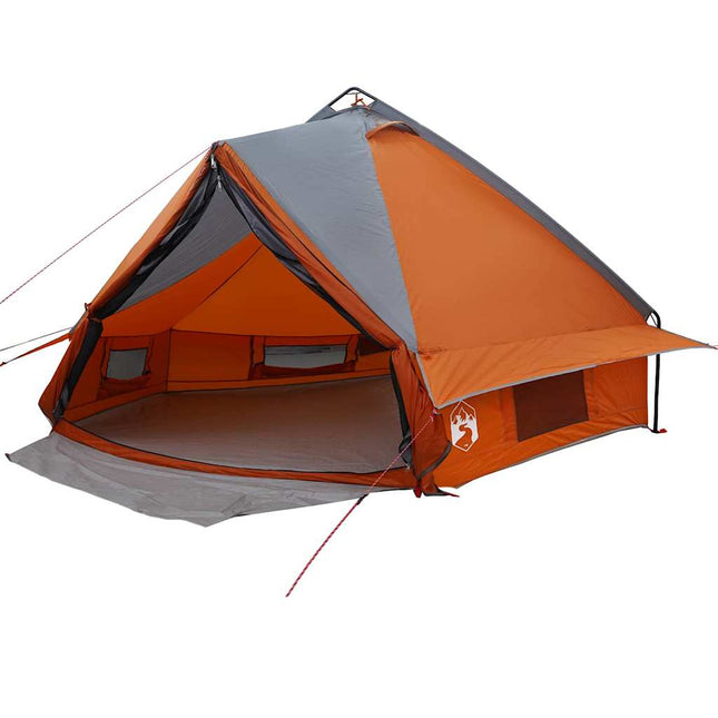 Teepee telt til 6 personer 6 personer Grå og orange
