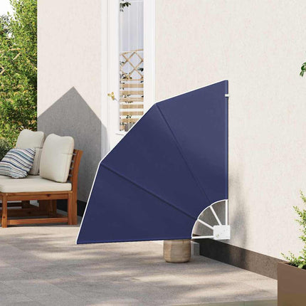 Balkon Afskærmning 115 x 115 cm Polyester Mørkeblå