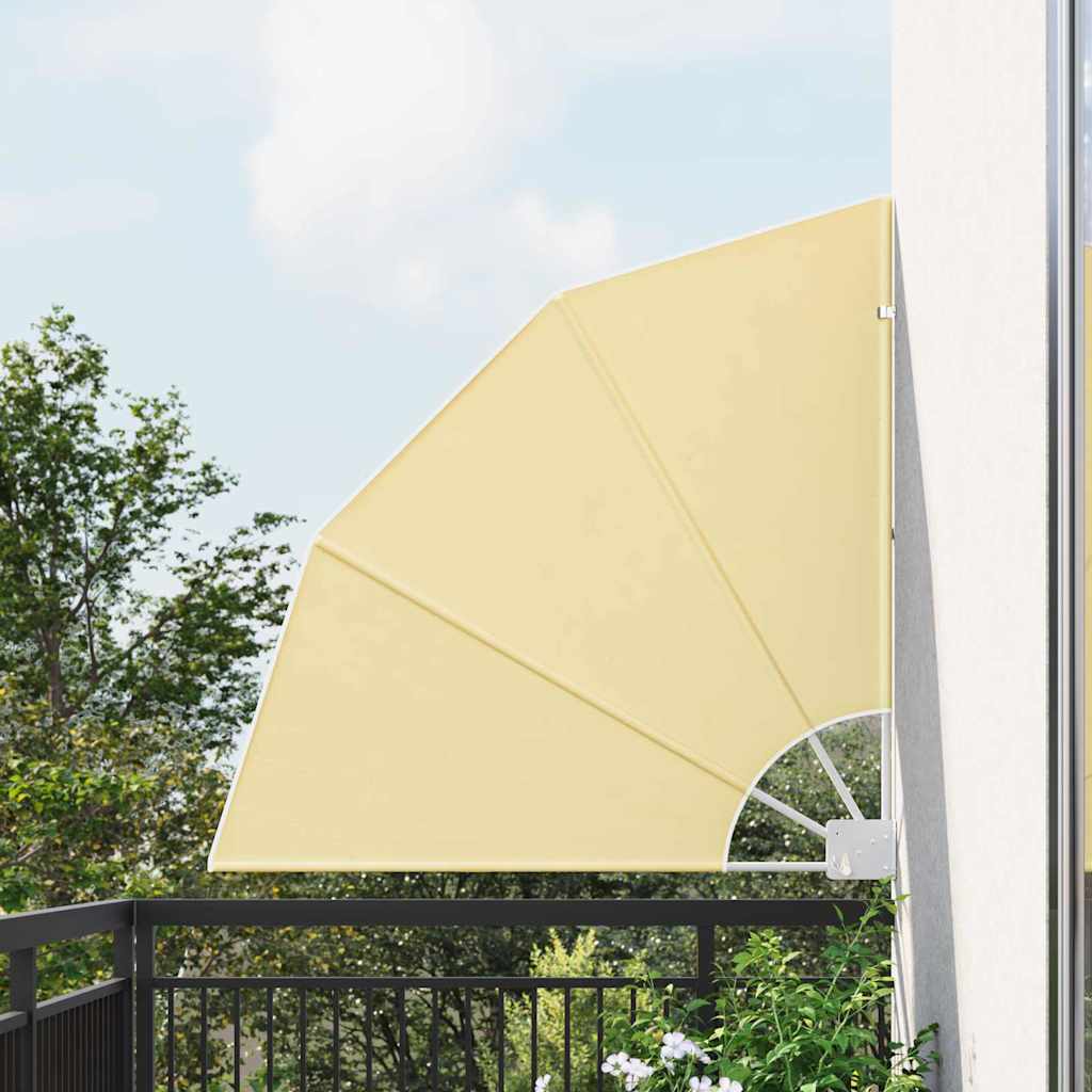 Balkon Afskærmning Sandfarvet 115 x 115 cm Polyester billede