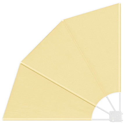 Balkon Afskærmning 115 x 115 cm Polyester Sandfarvet