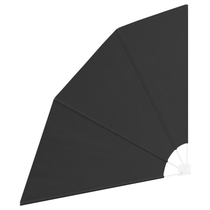 Balkon Afskærmning 140 x 140 cm Polyester Sort