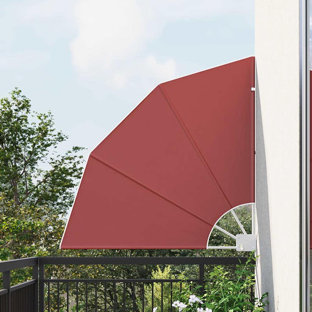 Balkon Afskærmning Terrakotta 115 x 115 cm Polyester