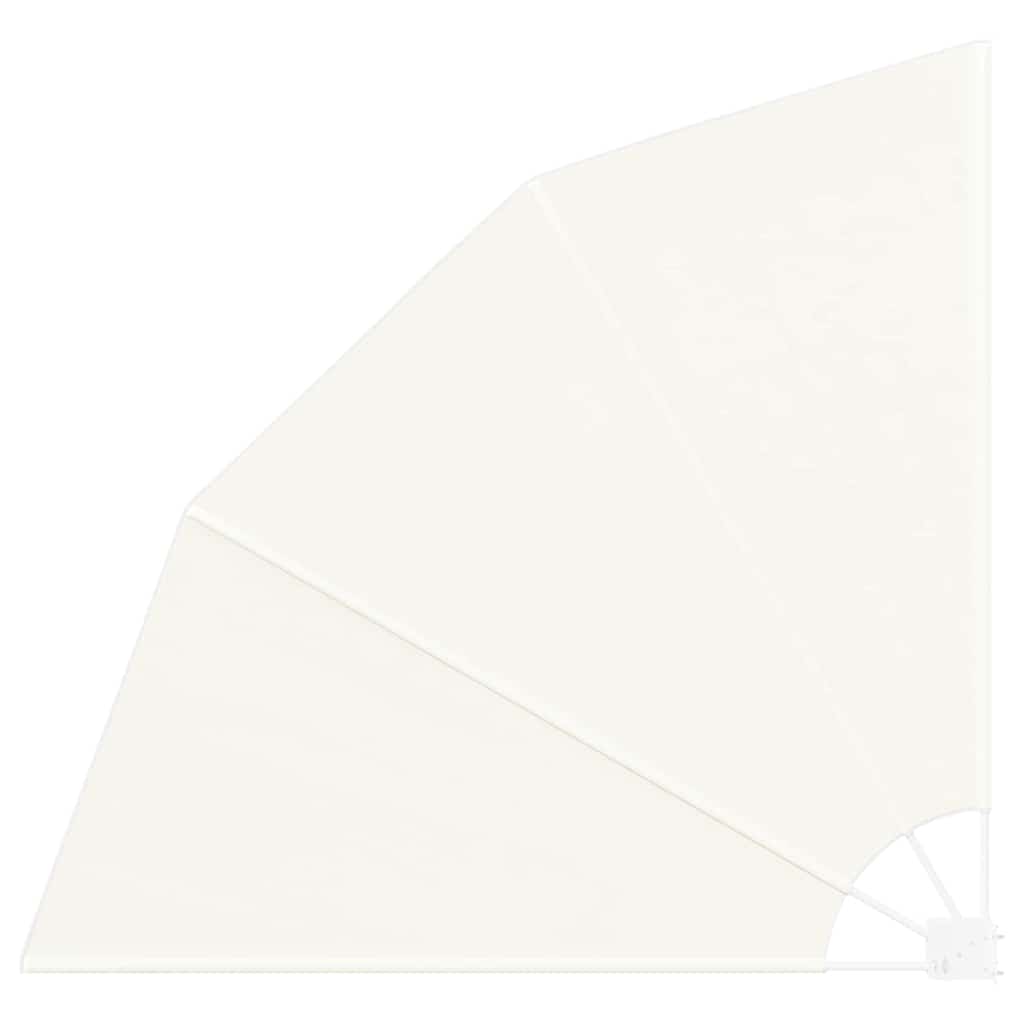 Balkon Afskærmning Creme 160 x 160 cm Polyester