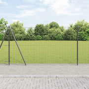 Hegn stang med beton base 13 stk. Grå Pulverlakeret stål