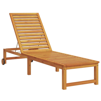 Solstol 3 pcs Brun Massivt Akacietræ