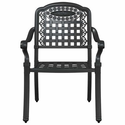 Have Spisebordssæt 5 pcs Sort Aluminium