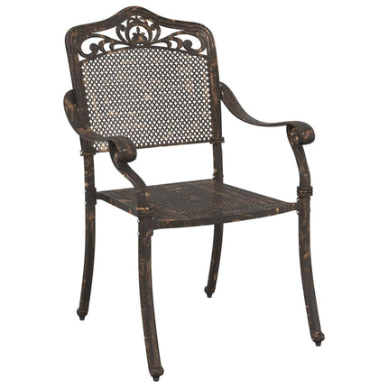 Havebord sæt 3 pcs Bronze Gustt aluminium