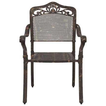 Havebord sæt 3 pcs Bronze Gustt aluminium