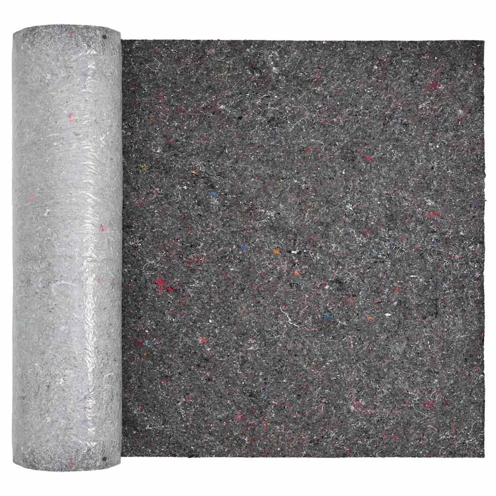 Damfleece Grå 1 x 25 m Polyester og Bomuld