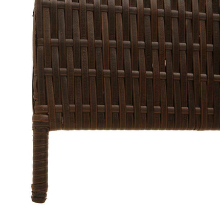 Rumdeler Brun 146 x 180 cm polyrattan