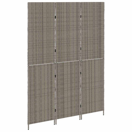 Rumdeler Grå 146 x 180 cm polyrattan