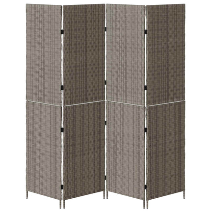 Rumdeler Grå 195 x 180 cm polyrattan