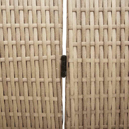 Rumdeler Beige 195 x 180 cm polyrattan
