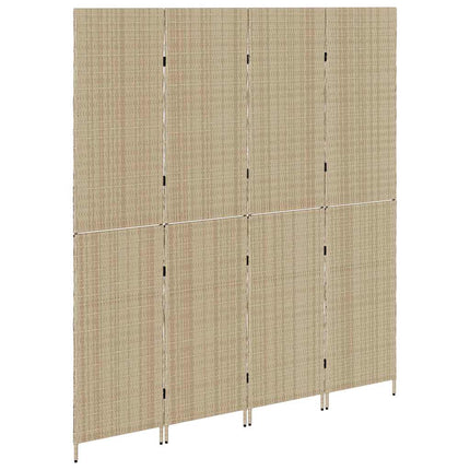 Rumdeler Beige 195 x 180 cm polyrattan