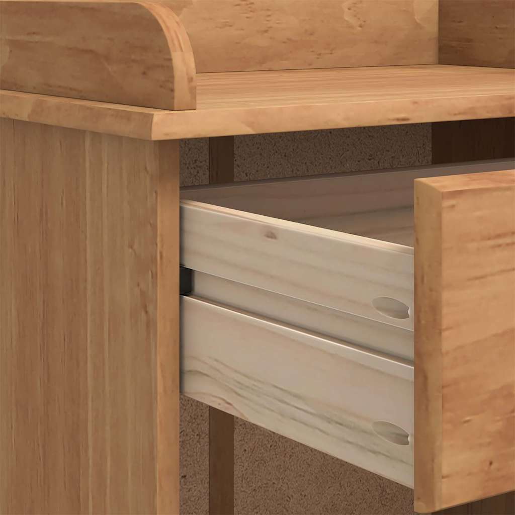 Vinskab ASKIM Brun 57 x 37 x 114 cm Massivt fyrretræ