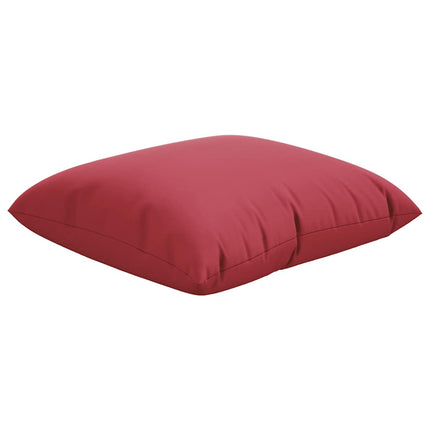 sofahynder 4 stk. vinrød 60x60 cm stof