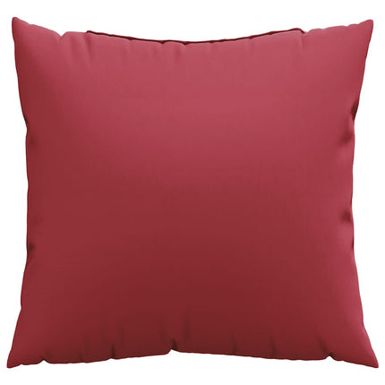 sofahynder 4 stk. vinrød 60x60 cm stof