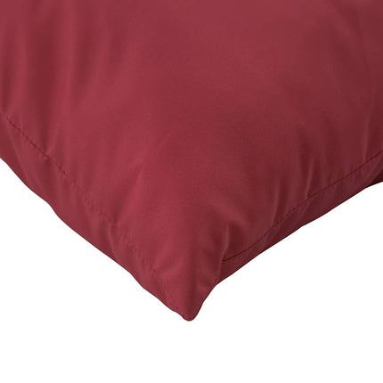 sofahynder 4 stk. vinrød 60x60 cm stof