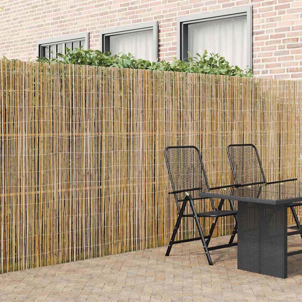 Bambushegn naturfarvet 300 × 180 cm - rullehegn i bambus