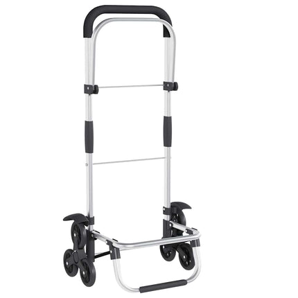 Indkøbsvogn Sort 47 x 39 x 100,5 cm Oxford stof