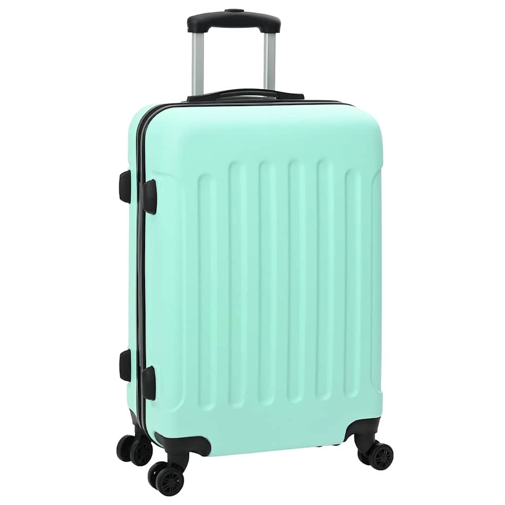 Kuffert med lås 3 pcs Mintgrøn 50 x 31 x 78 cm ABS Plastik