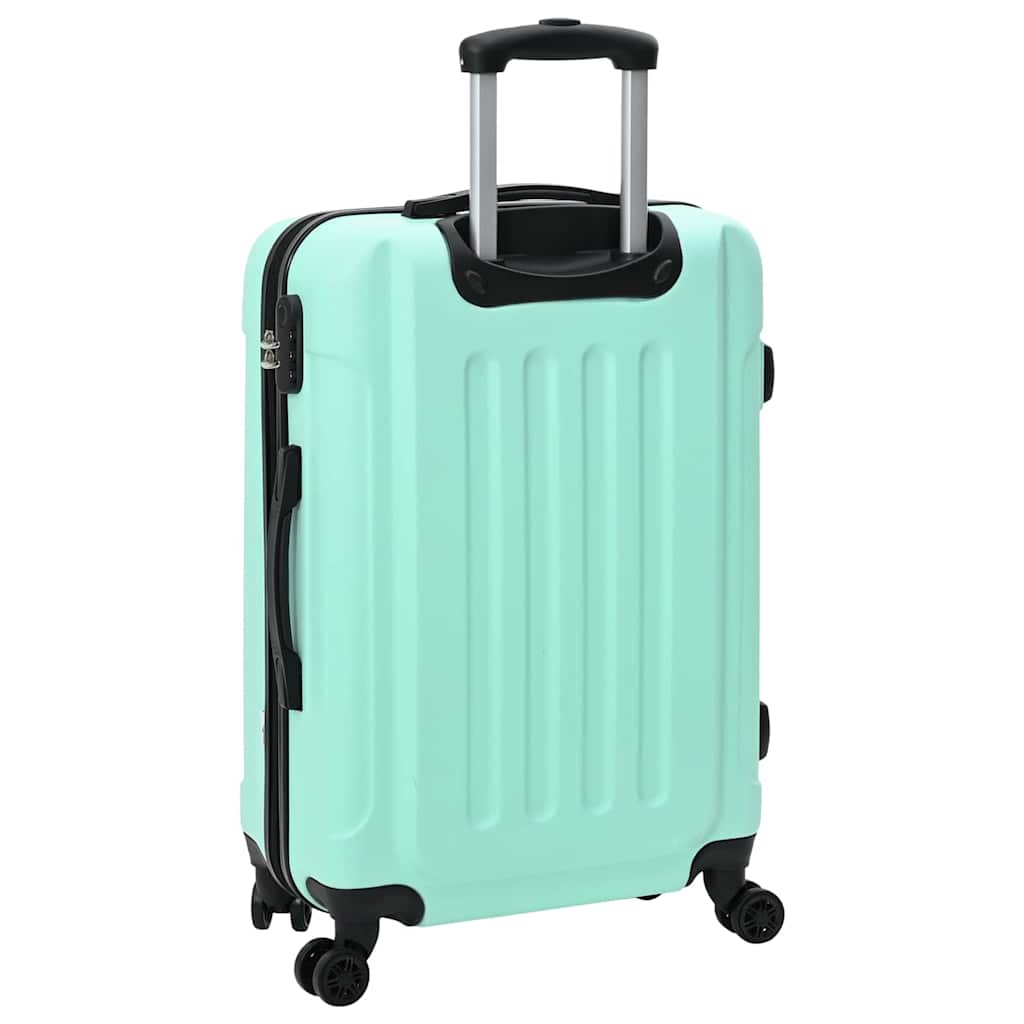 Kuffert med lås 3 pcs Mintgrøn 50 x 31 x 78 cm ABS Plastik
