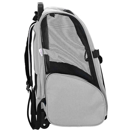 kæledyrsvogn 3-i-1 design grå 48x32x(57-106) cm oxfordstof