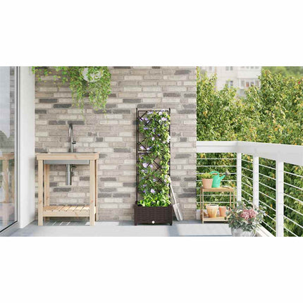 Have Blomsterkrukke Brun 40 x 40 x 125,5 cm PP