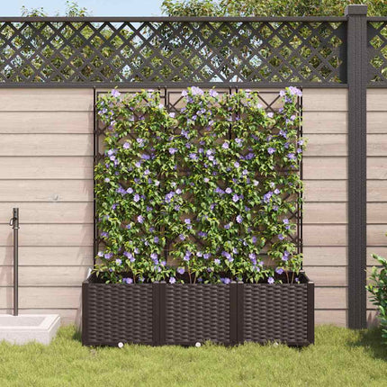 Have Blomsterkrukke 3 stk. Brun 120 x 40 x 143 cm PP