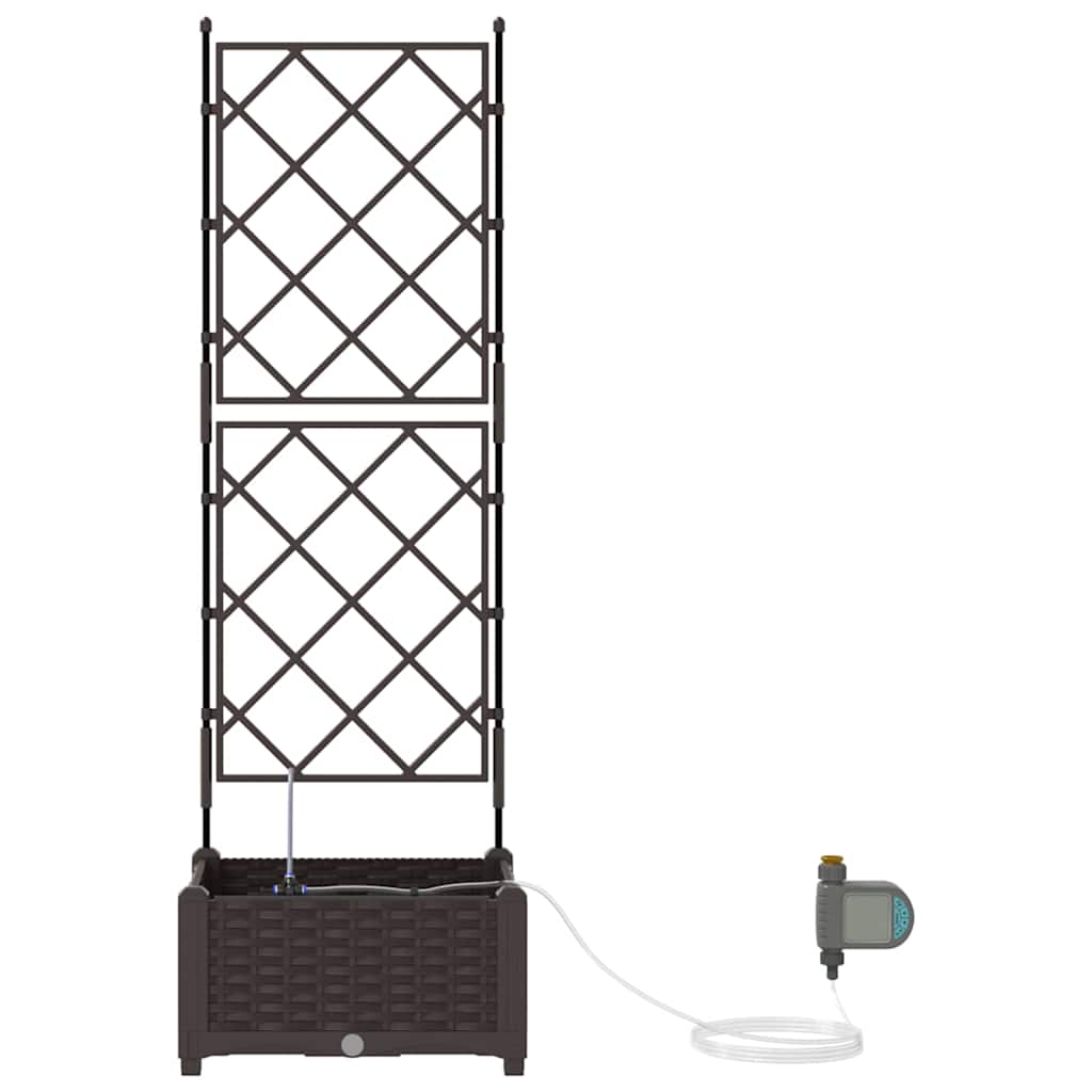 Havekrukker Brun 40 x 40 x 126 cm Stål