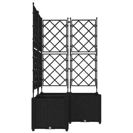 Have Blomsterkrukke 3 stk. Sort 80 x 80 x 143 cm PP
