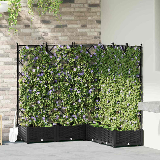 Have Blomsterkrukke 5 stk. Sort 120 x 120 x 125,5 cm PP