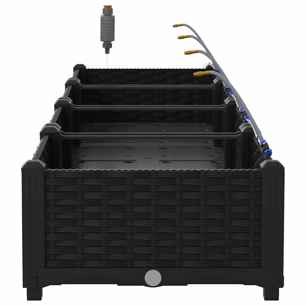 Havekrukker Sort 160 x 40 x 22 cm Stål