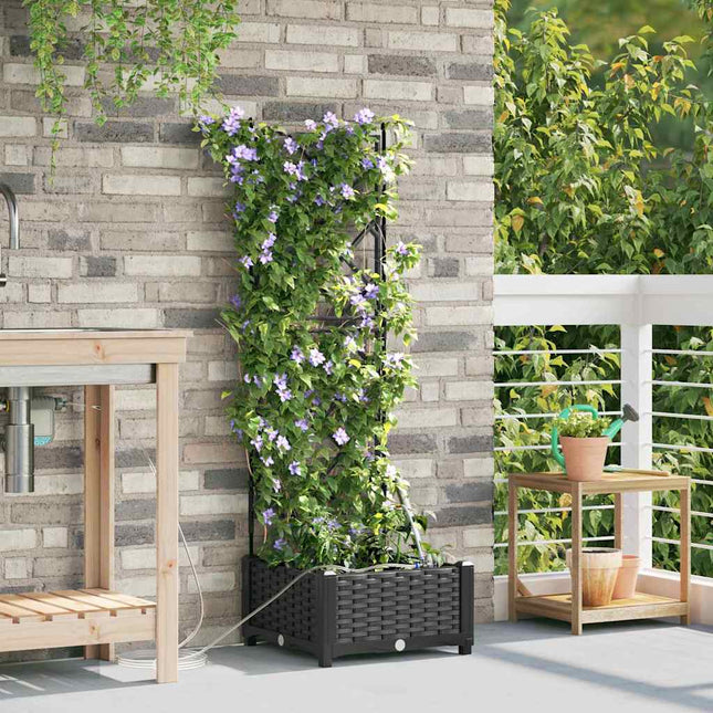 Have Blomsterkrukke Sort 40 x 40 x 126 cm PP
