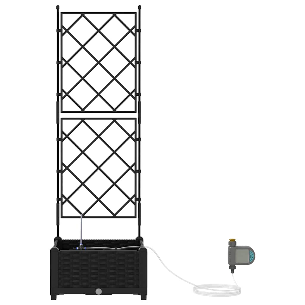 Havekrukker Sort 40 x 40 x 126 cm Stål