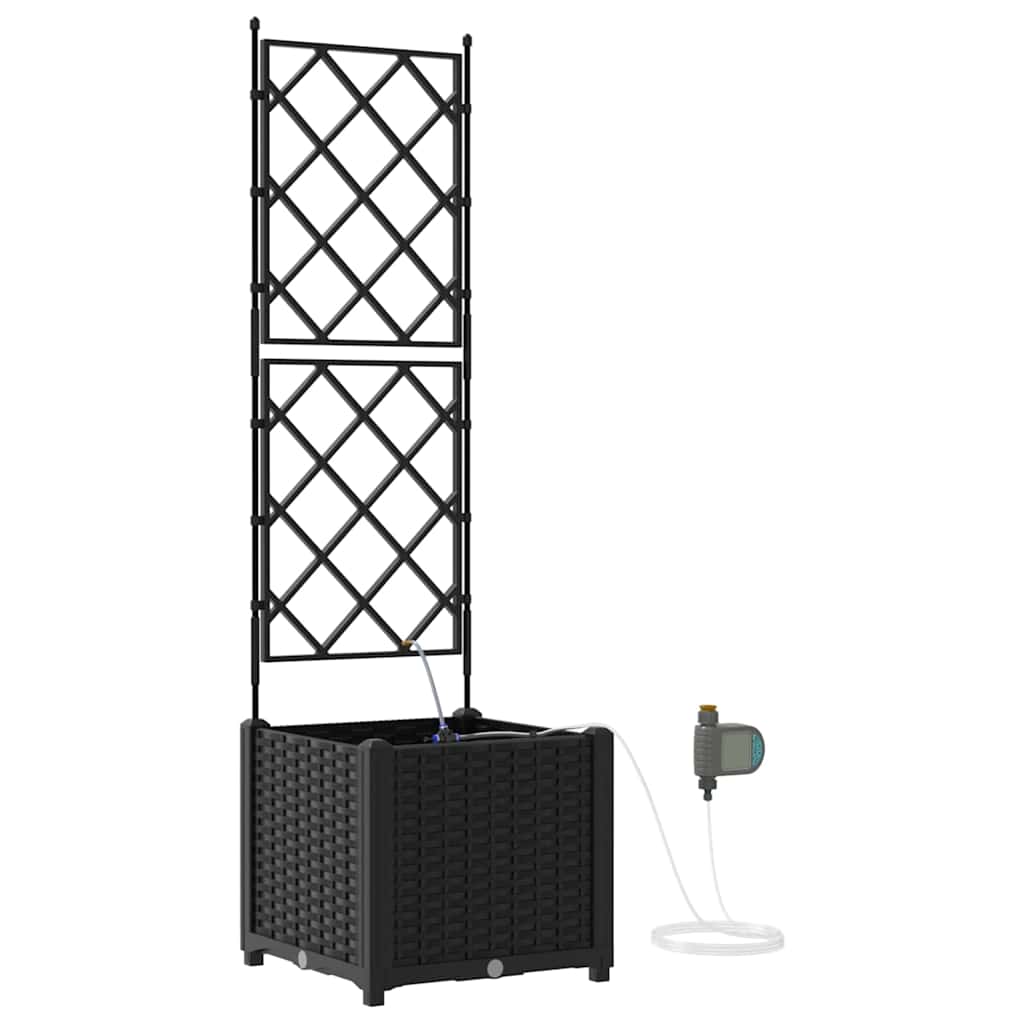 Havekrukker Sort 40 x 40 x 142 cm Stål