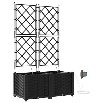Have Blomsterkrukke 2 stk. Sort 80 x 40 x 142 cm PP