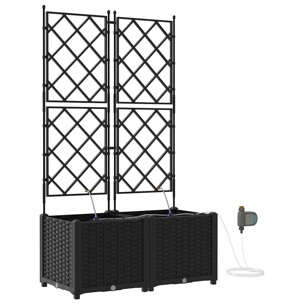 Havekrukker Sort 80 x 40 x 142 cm Stål