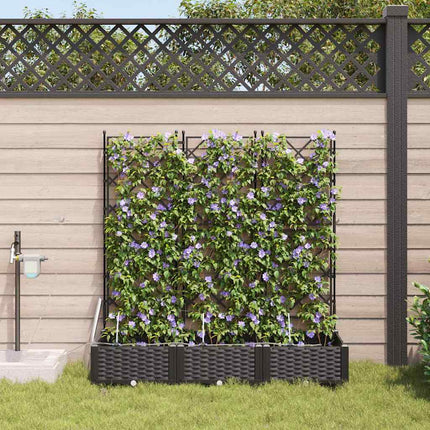 Have Blomsterkrukke 3 stk. Sort 120 x 40 x 126 cm PP