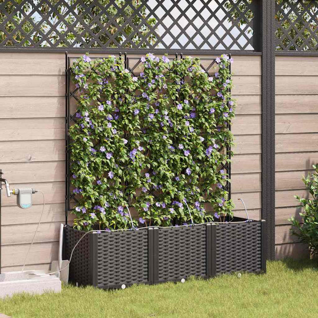 Have Blomsterkrukke 3 stk. Sort 120 x 40 x 142 cm PP