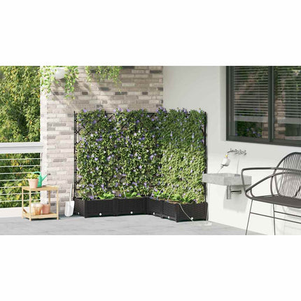 Have Blomsterkrukke 5 stk. Sort 120 x 120 x 126 cm PP