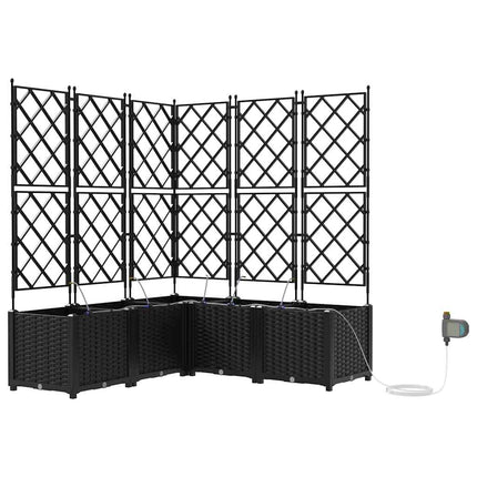 Have Blomsterkrukke 5 stk. Sort 120 x 120 x 142 cm PP