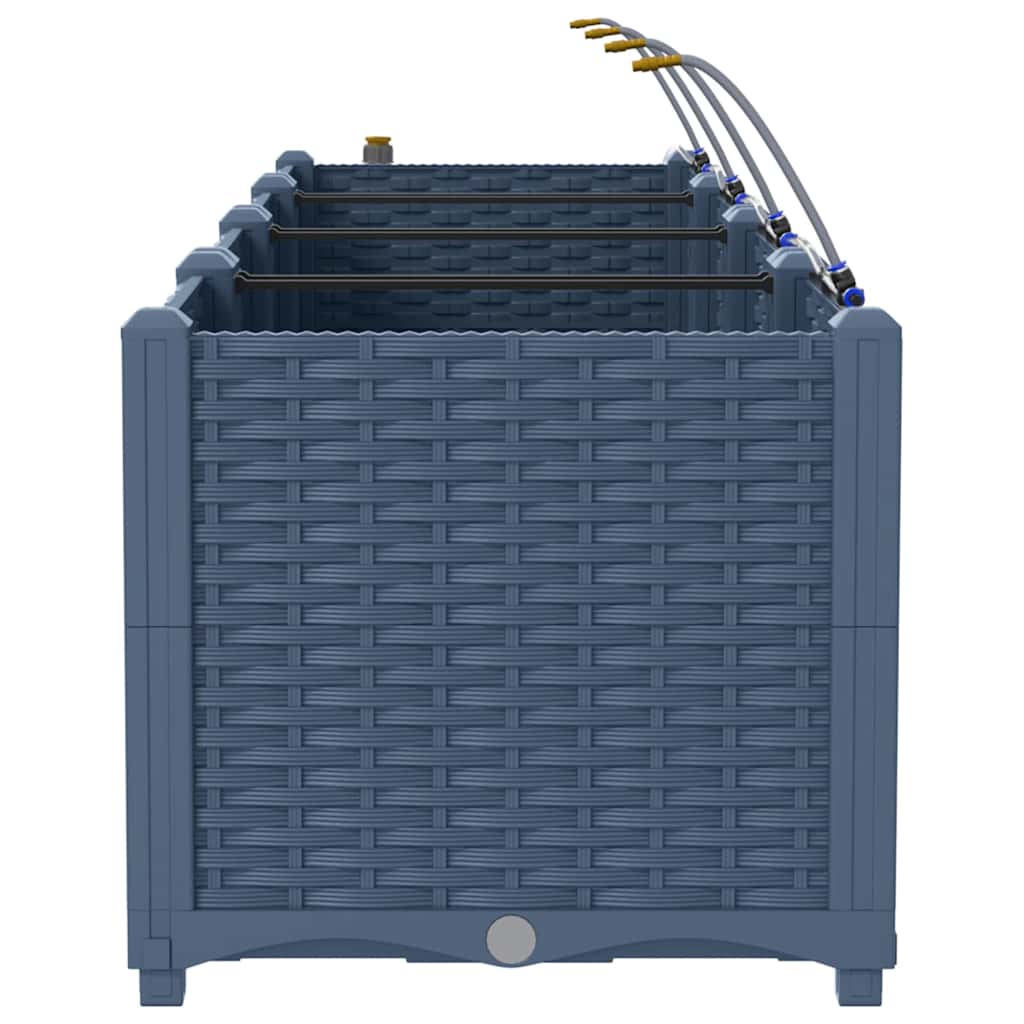 Havekrukker Grå 120 x 40 x 37,5 cm Stål