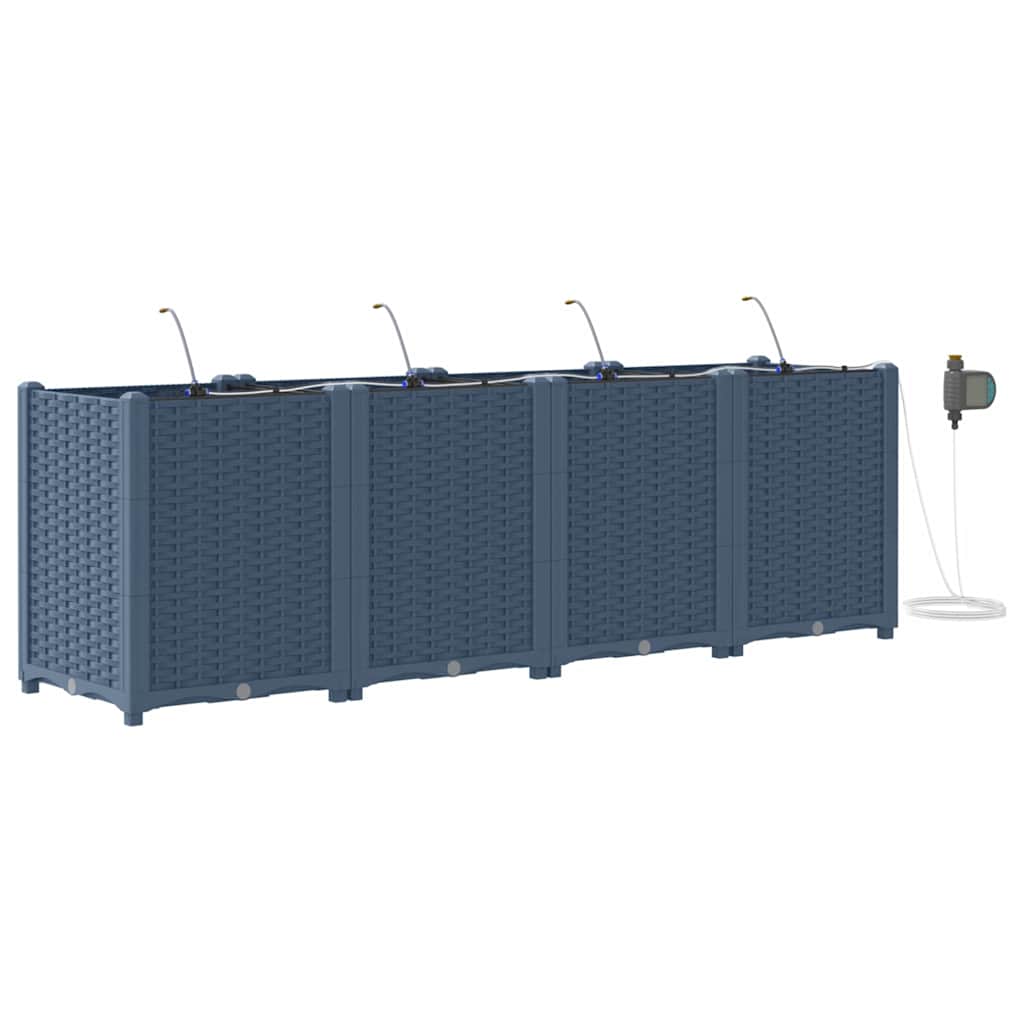 Havekrukker Grå 160 x 40 x 52 cm Stål