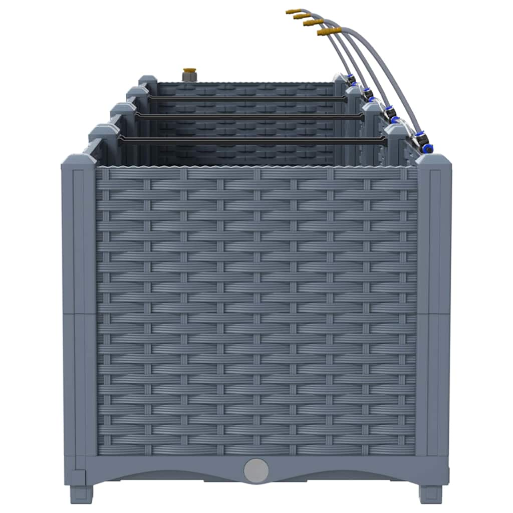 Havekrukker Lysegrå 120 x 40 x 37,5 cm Stål